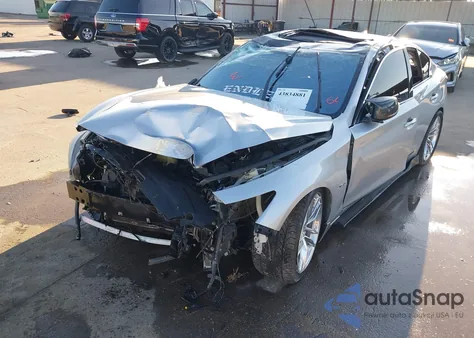 2018 Infiniti Q50 3.0T Sport z USA, uszkodzony, nr VIN JN1EV7AR8JM444379